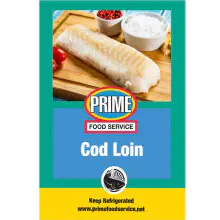 Atlantic Cod Loins ( 6-8 Oz 170 – 220g )