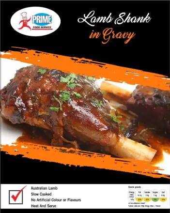 Lamb Shank in Gravy